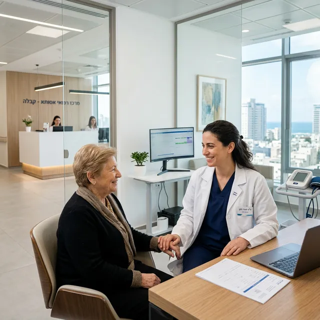 Healthcare professionals at work in Israel